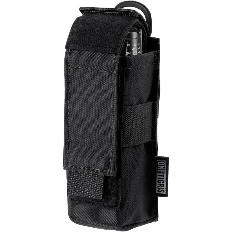 OneTigris Flashlight Holster Flashlight Holder Molle Flashlight Holster Tactical Flashlight Pouch Holder for Belt 1000D Cordura Nylon