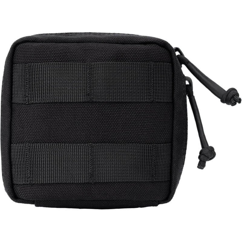Small MED Kits Holder Duty Belt Gloves Pouch MOLLE Tactical Vest Nasal Spray Case Compact IFAK Carrier Backpack Wallet Cards Knife Gadgets Mini EDC Organizer Bag w/Removeable Clear ID Pocket