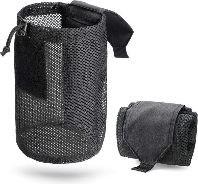 WYNEX Tactical Molle Dump Pouch,Roll-Up Drawstring Magazine Utility Pouch Folding Dump Bag