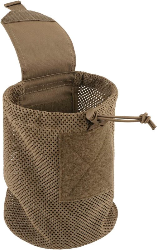 PETAC GEAR Dump Pouch,Molle Drawstring Mag Pouches,Roll Up Foldable Tactical Recovery Tool Pack,EDC Drop Net Storage Bag …