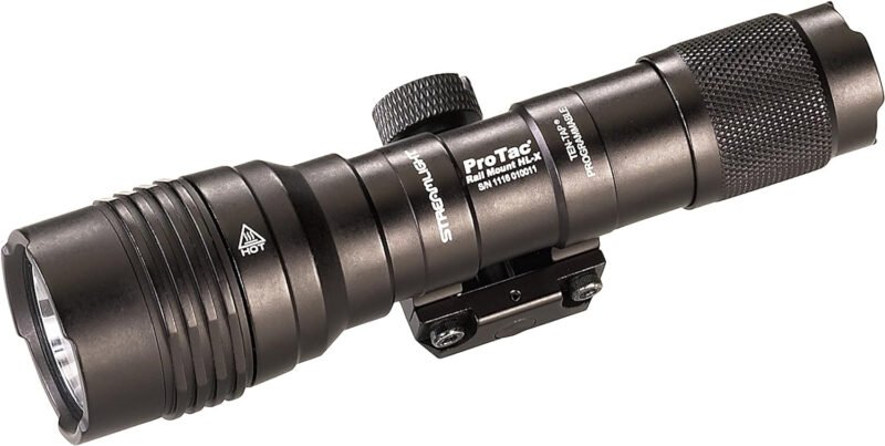Streamlight 88071 ProTac Rail Mount HL-X USB 1000-Lumen Rechargeable Multi-Fuel Weapon Light With USB Battery and Cable, Remote Switch, Tail Switch, and Clips, Box, Black