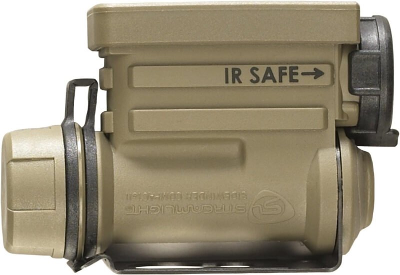 Streamlight 14512 Sidewinder 47 Lumens Compact II Military Model Angle Head Flashlight, Headstrap and Helmet Mount Kit