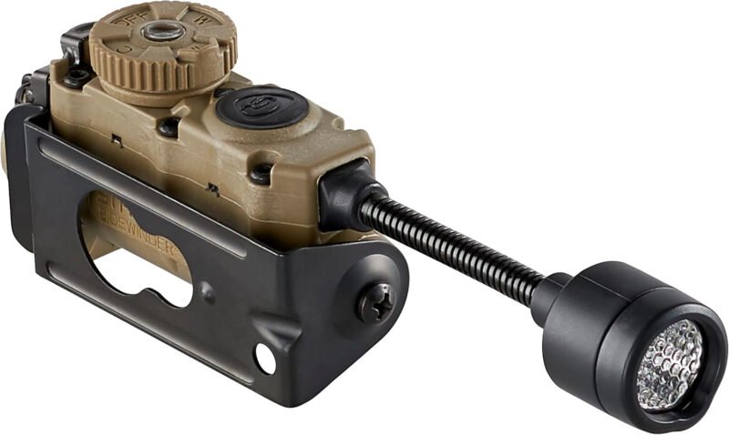 Streamlight 14307 Sidewinder Stalk 76-Lumen Tactical Helmet Light with Flexible Stalk, Includes Batteries, Helmet Clip, Arc Rail Mount and Assembly, Coyote