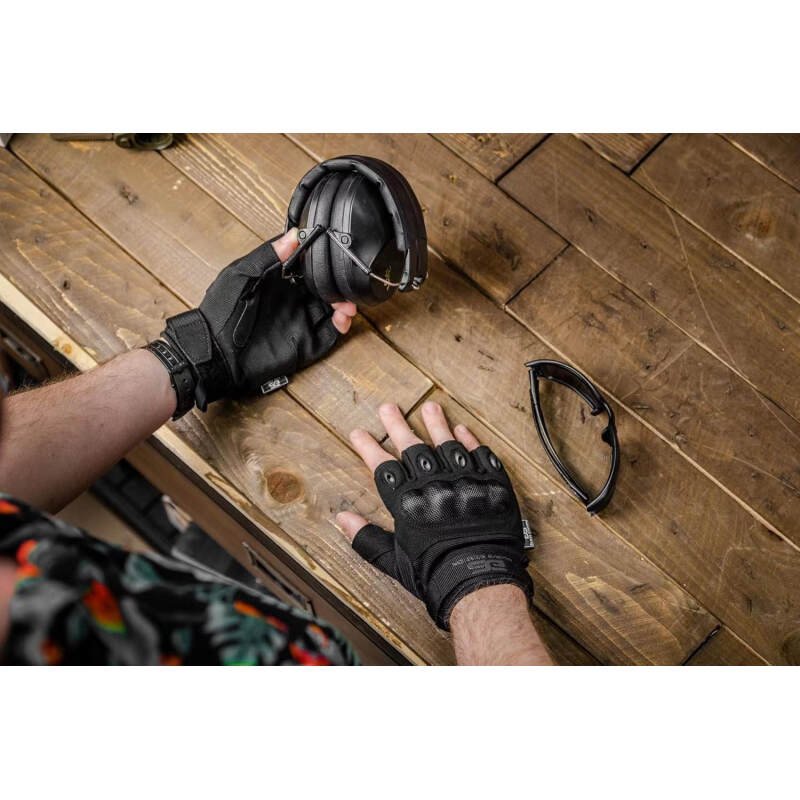 Glove Station The Combat – Fingerless Knuckle Tactical Gloves for Men
