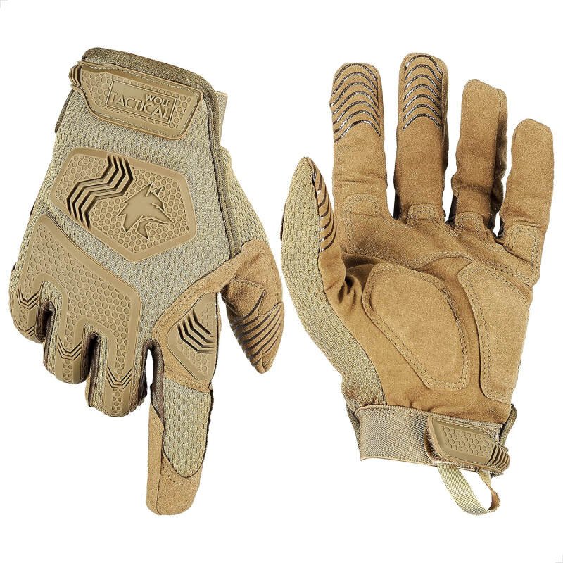 WOLF TACTICAL Shooting Gloves Tactical Gloves for Men Military Gloves,  Gloves for Paintball Combat Army Touchscreen