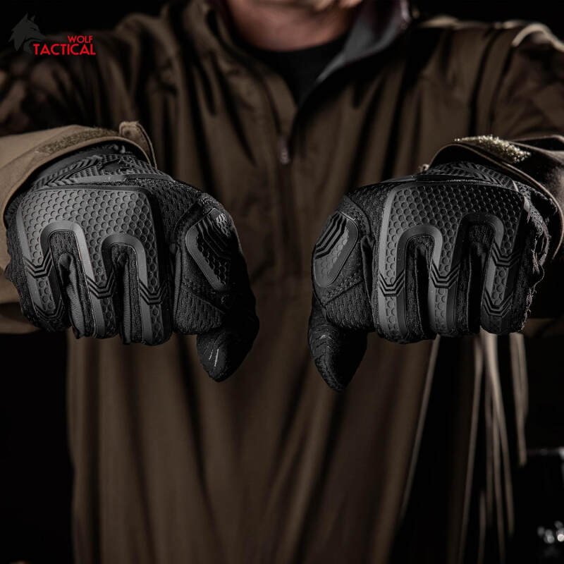 WOLF TACTICAL Shooting Gloves Tactical Gloves for Men Military Gloves,  Gloves for Paintball Combat Army Touchscreen
