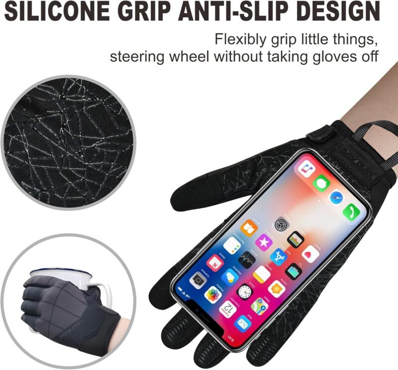 Patrol Gloves,Law Enforcement,Anti-slip Shooting Glove with Touchscreen,Lightweight and High Dexterity(1 Pair)