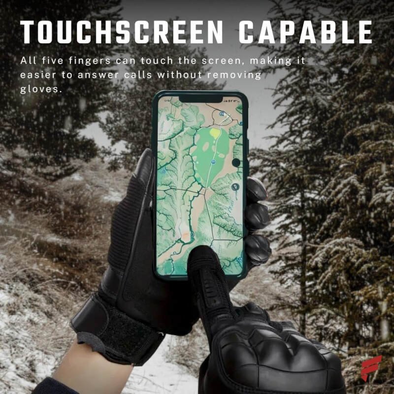 Tactical Gloves for Men & Women – Hard Knuckle Touchscreen Shooting Gloves