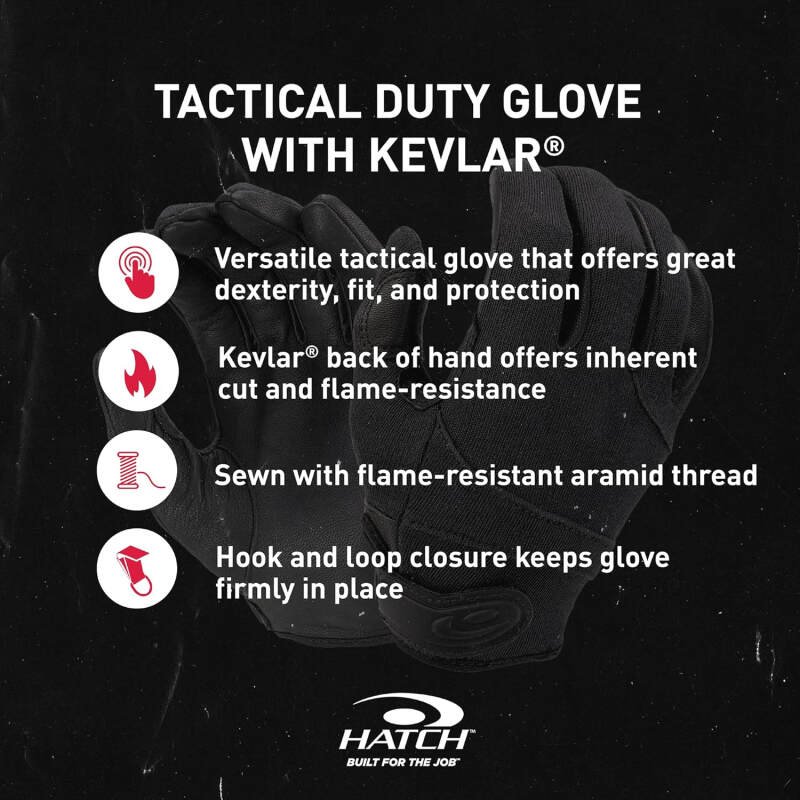 HATCH StreetGuard Tactical Duty Glove with Kevlar
