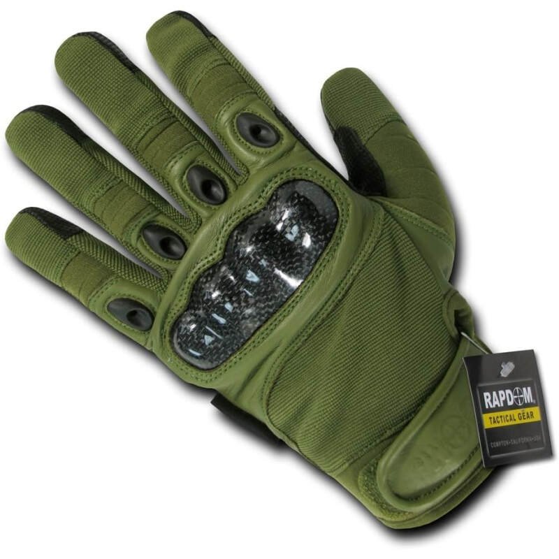 Rapdom Tactical Carbon Fiber Knuckle Gloves