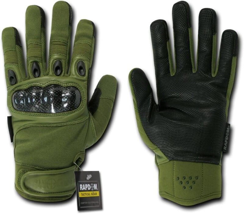Rapdom Tactical Carbon Fiber Knuckle Gloves