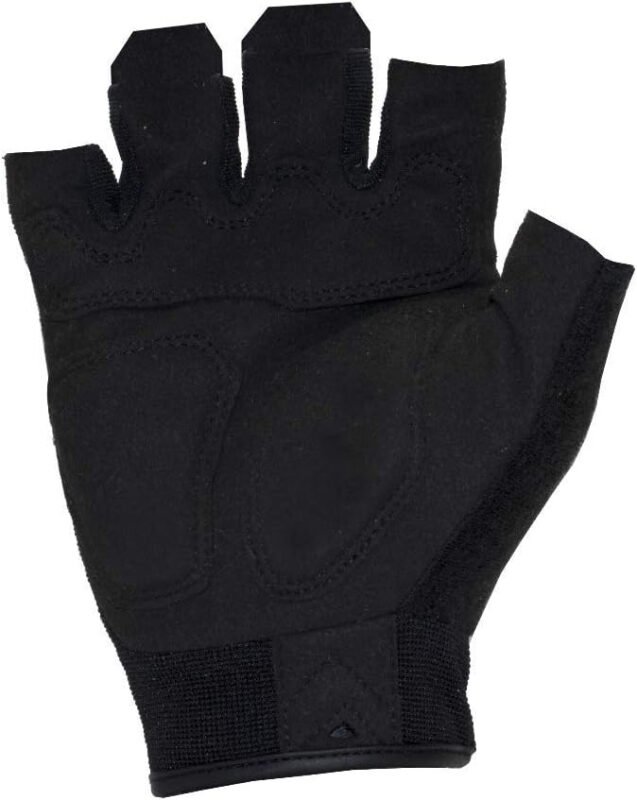 Ironclad IEXT-FIBLK-04-L Tactical Fingerless Impact Glove Black, Large