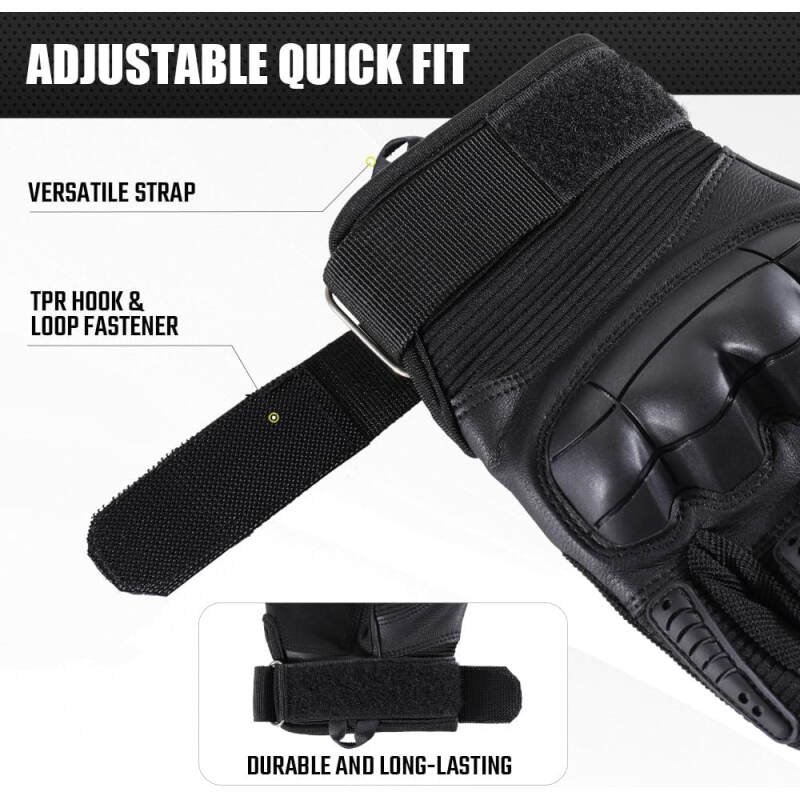 AXBXCX Touchscreen Motorcycle Tactical Gloves for Men