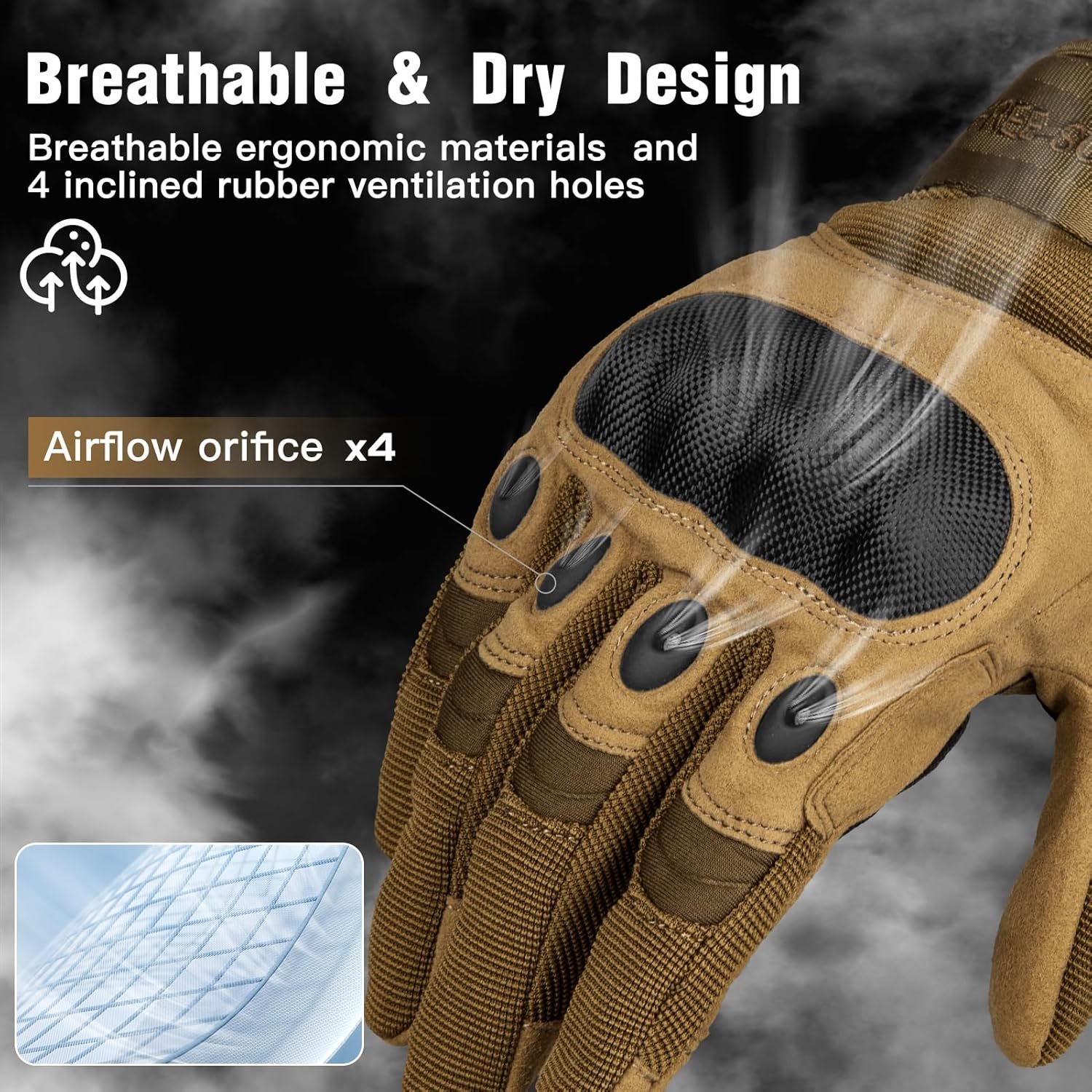 FREE SOLDIER Outdoor Gloves for Men