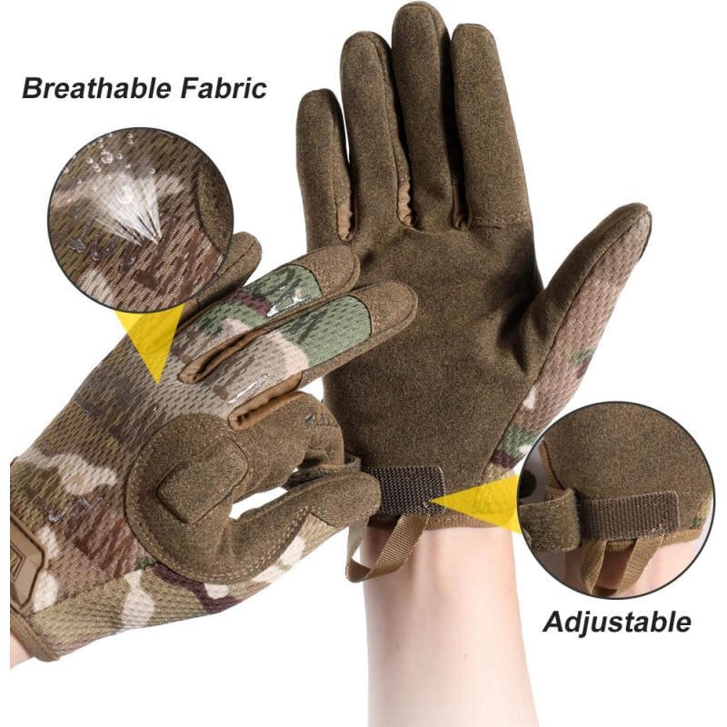 WTACTFUL Tactical Gloves for Men Full Finger Protection