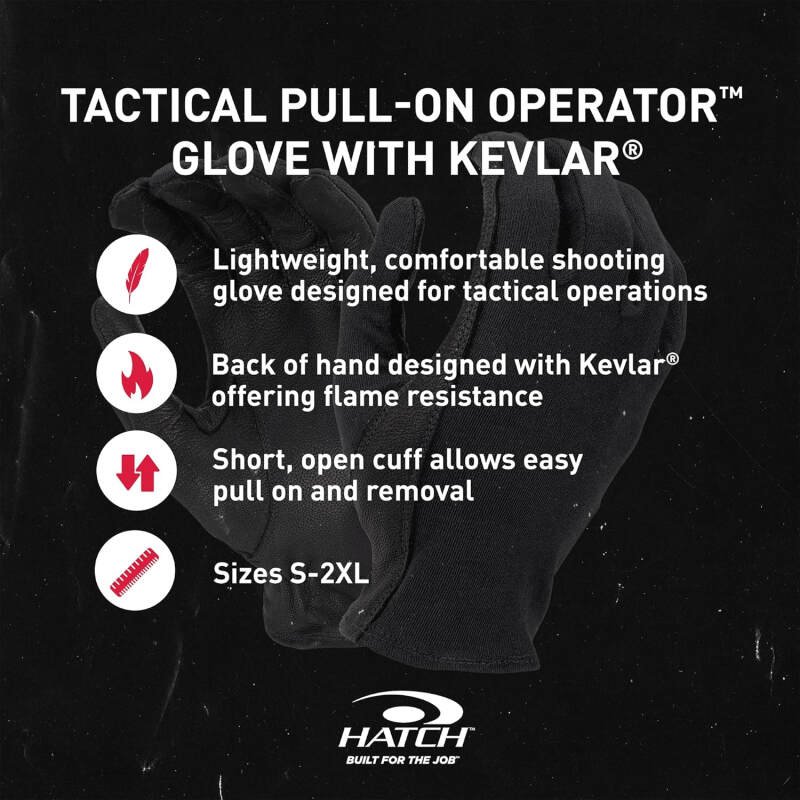 HATCH Shooting Tactical Glove with Kevlar