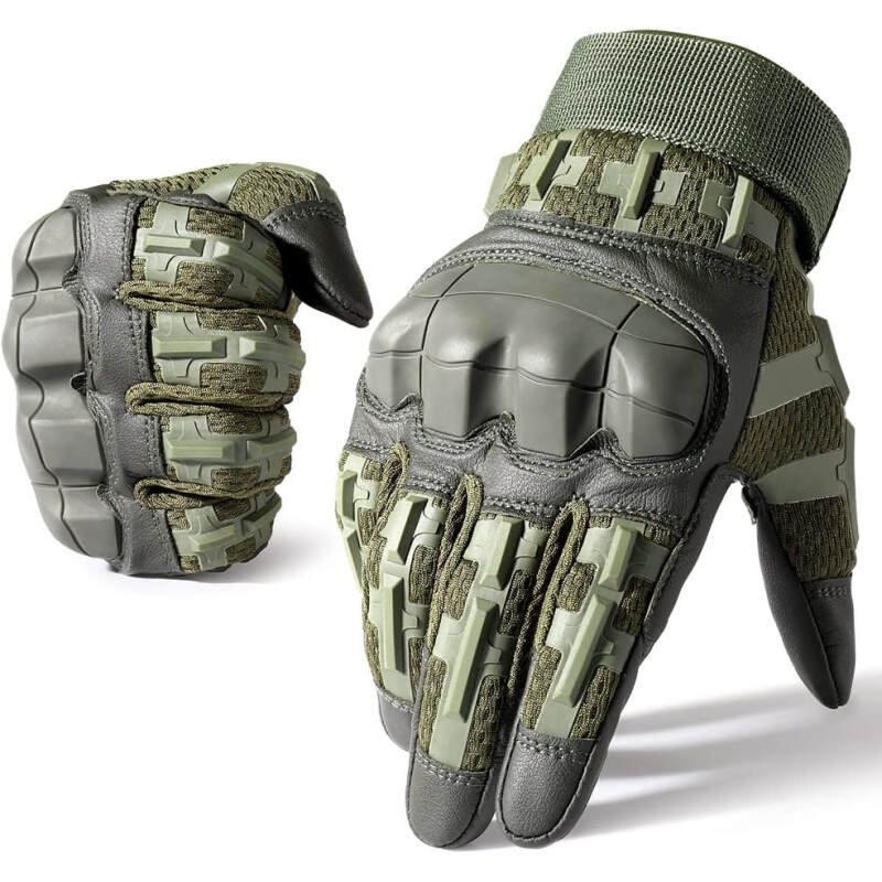 WTACTFUL Rubber Guard Tactical Gloves for Men Touchscreen  Motorcycle Hunting Outdoor
