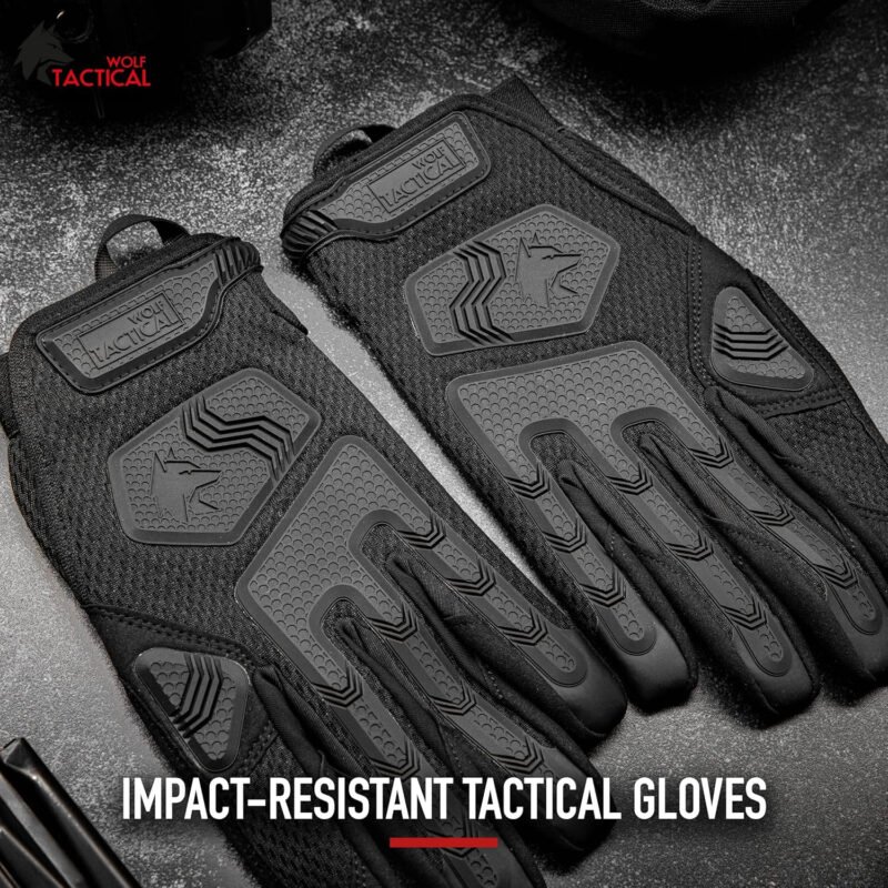 WOLF TACTICAL Shooting Gloves Tactical Gloves for Men Military Gloves,  Gloves for Paintball Combat Army Touchscreen