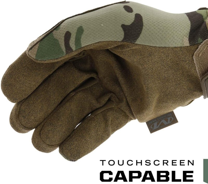 Mechanix Wear: The Original Tactical Work Gloves with Secure Fit, Flexible Grip for Multi-Purpose Use, Durable Touchscreen Safety Gloves for Men (Camouflage – MultiCam, Medium)