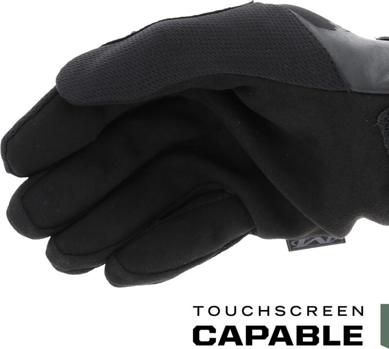 Mechanix Wear: Tactical Specialty Pursuit D5 Cut Resistant Covert Work Gloves (Large, All Black)