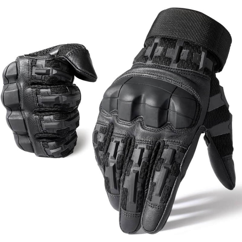 AXBXCX Tactical Gloves for Men – Protection, Flexible, Durable, Touchscreen Capable & Perfect for Outdoor Activities!