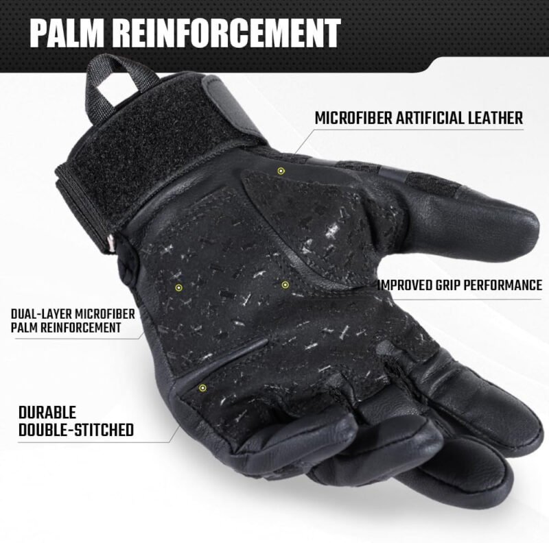 AXBXCX Tactical Gloves for Men – Protection, Flexible, Durable, Touchscreen Capable & Perfect for Outdoor Activities!