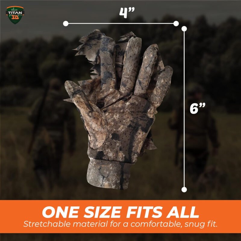 3D Leafy Gloves, Mossy Oak