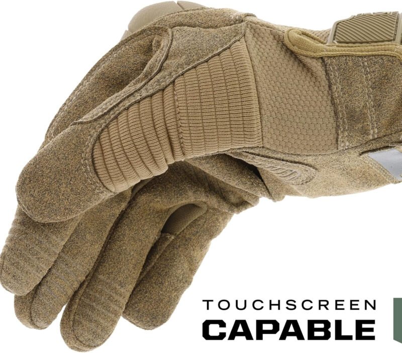 Mechanix Wear: M-Pact 3 Tactical Work Gloves, Touchscreen Capability, Synthetic Leather Gloves, Finger Reinforcement and Impact Protection, Work Gloves for Men (Coyote Brown, Medium)