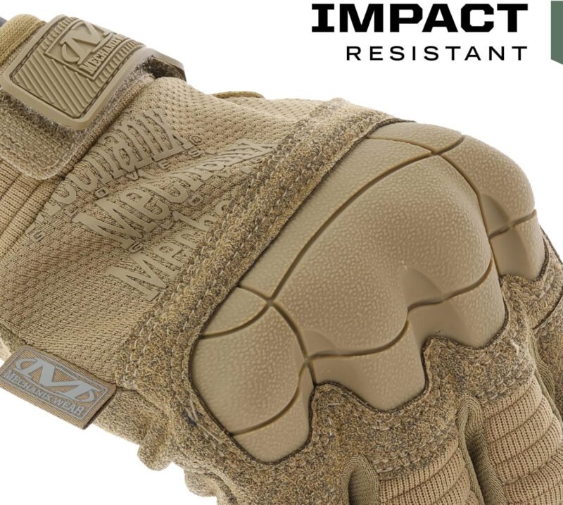 Mechanix Wear: M-Pact 3 Tactical Work Gloves, Touchscreen Capability, Synthetic Leather Gloves, Finger Reinforcement and Impact Protection, Work Gloves for Men (Coyote Brown, Medium)