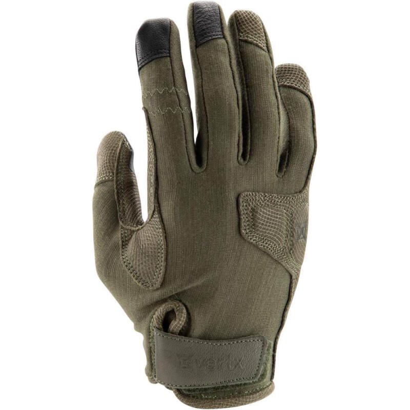 Vertx Mens Gloves, Breathable, Touch Screen Compatible Leather Palm, Removable Index Finger