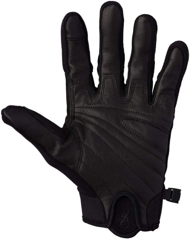Browning Archery Glove, Black, Adult, Ambidextrous, Padded, Breathable, Touch Screen Support, Archery, Shooting, Outdoor