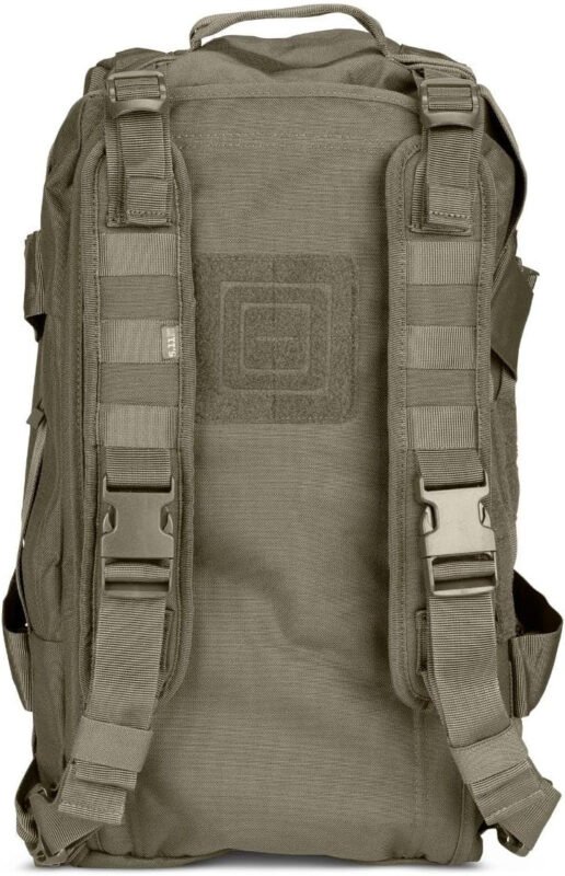 5.11 Tactical Duffel Bag for Travel, Water-Resistant Nylon, Medium, Rush LBD MIKE, 40L, Ranger Green, Style 56293ABR