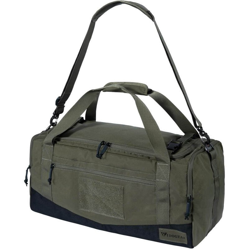 IDOGEAR Tactical Deployment Bag Military Duffle Bag 33L With Shoe Compartment Heavy-Duty Luggage Bag For Outdoor Hiking Traveling Camping(Ranger Green)