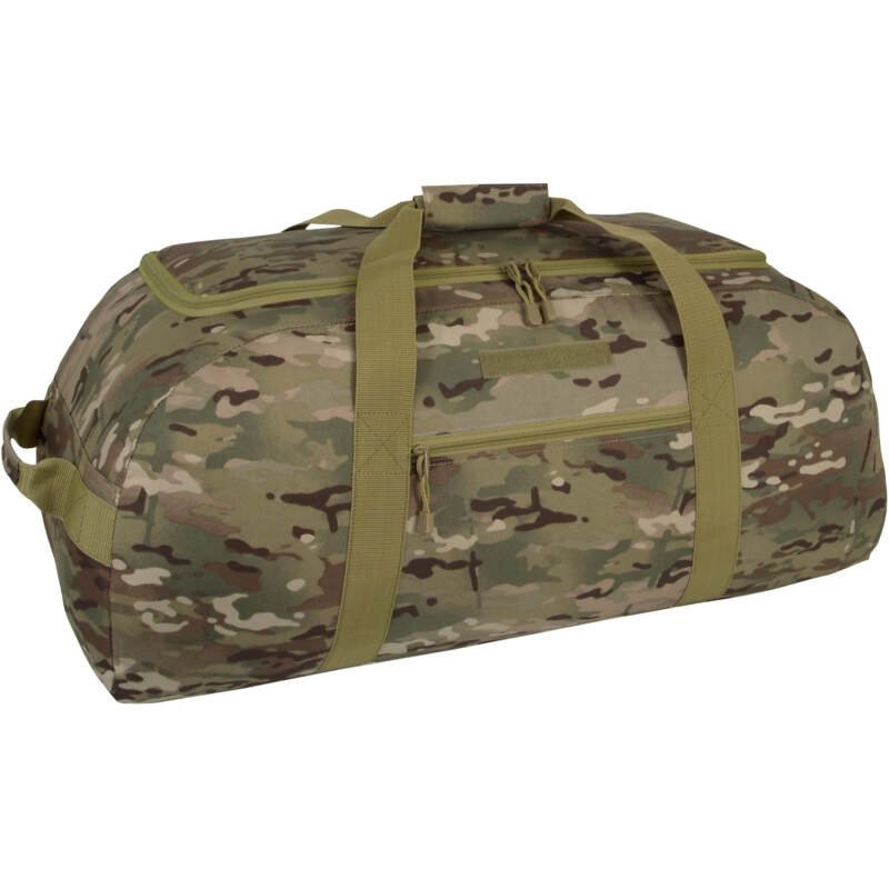 Mercury Tactical Gear Code Alpha Giant Convertible Duffel Bag with Backpack Straps, Multicam, One Size