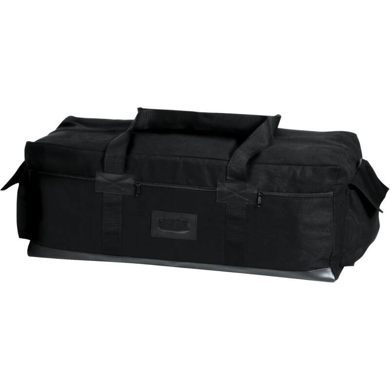 Rothco Canvas Israeli Type Duffle Bag, Black