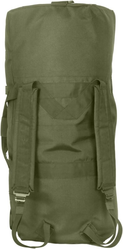 Rothco Enhanced Duffle Bag with Backpack Straps – Great for Travel, Camping, Sports, Gym, and More – 76L Storage Capacity – Olive Drab