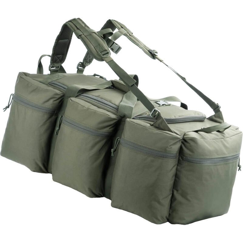 100L Large Military Duffle Bag Deployment Duffel Bag Sports Equipment Travel Luggage Bag with Detachable Backpack Straps…