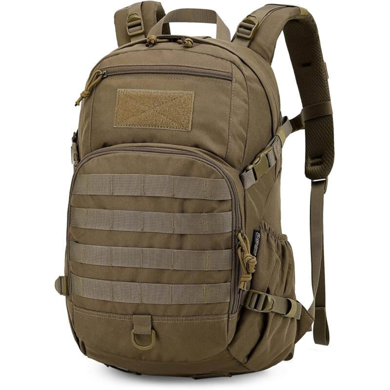 Mardingtop Small Tactical Backpack,Molle Hiking Backpack for Backpacking,Cycling and Biking,25L Backpack
