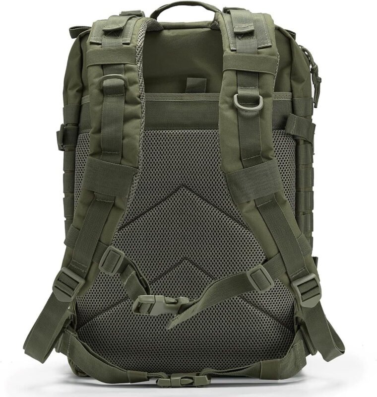 QT&QY 45L Military Tactical Backpacks For Men Camping Hiking Trekking Daypack Bug Out Bag Lage MOLLE 3 Day Assault Pack