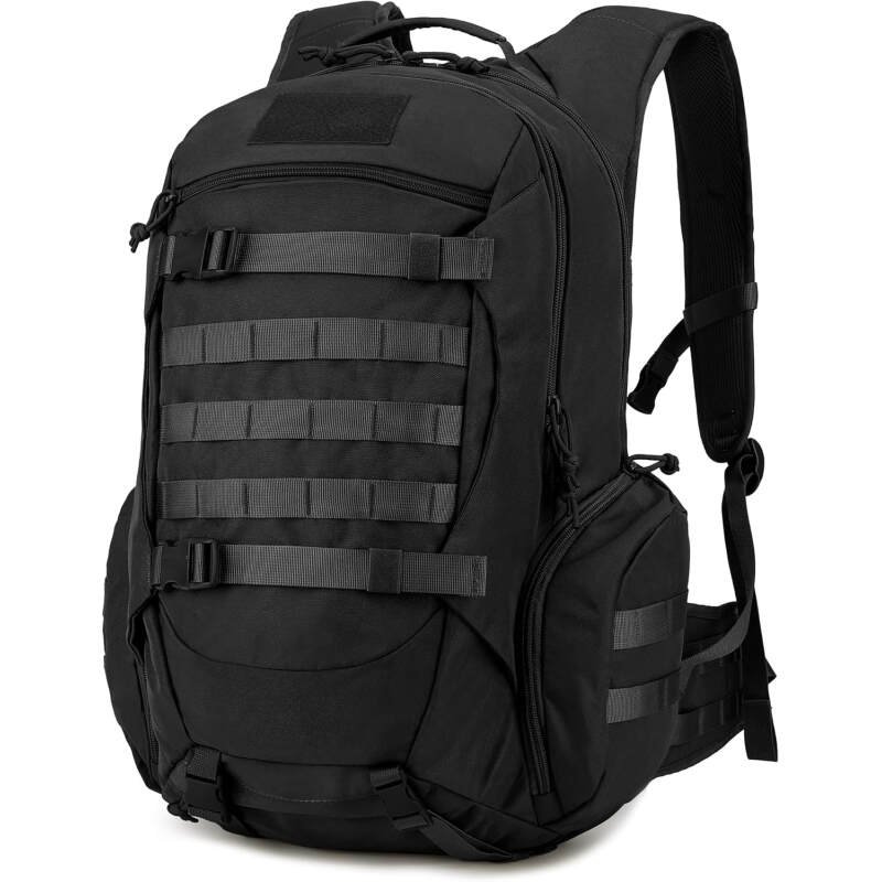 Mardingtop 35L Tactical Backpacks Molle Hiking daypacks for Camping Hiking Military Traveling Motorcycle(With Rain-cover)