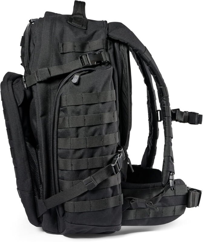 5.11 Tactical Backpack‚ Rush 72 2.0‚ Military Molle Pack, CCW with Multiple Compartments, 55 Liter, Large, Style 56565‚ Black