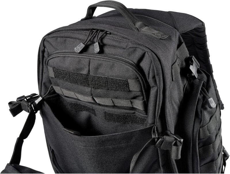 5.11 Tactical Backpack‚ Rush 72 2.0‚ Military Molle Pack, CCW with Multiple Compartments, 55 Liter, Large, Style 56565‚ Black
