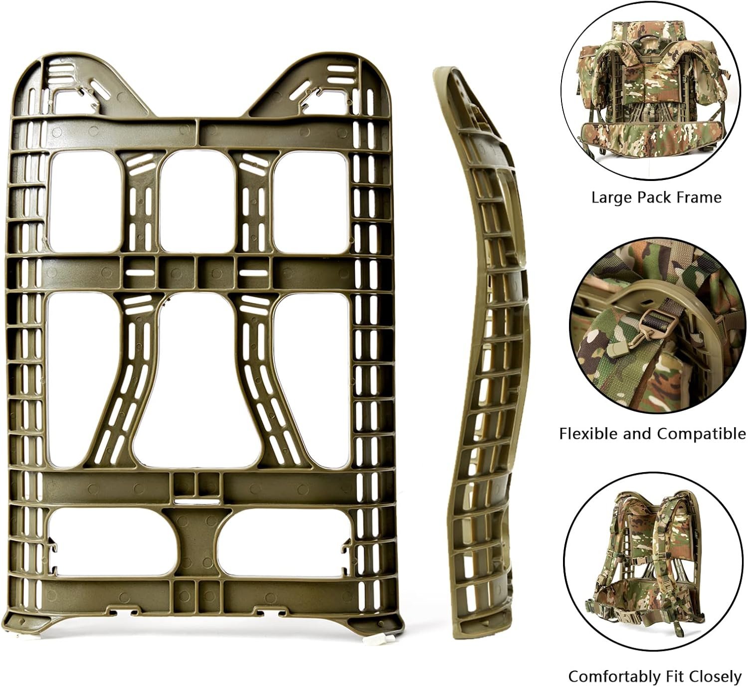 MT Military MOLLE 2 Large Rucksack with Frame, Army Tactical Backpack
