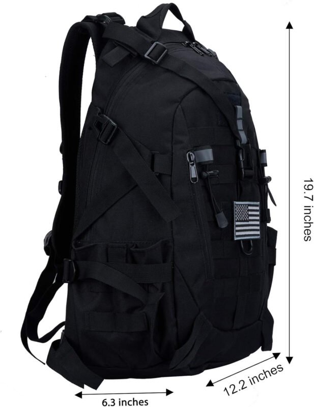 Tactical Backpack Military Molle Bag Camping Trekking Fishing Gym Traveling Motorcycle Hiking Daypack
