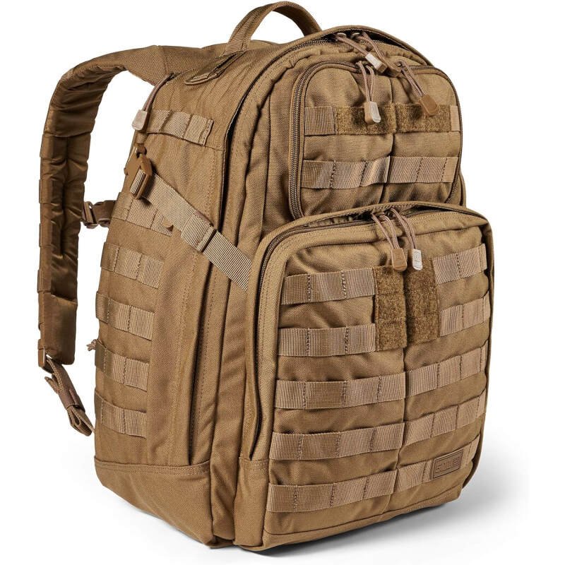 5.11 Tactical Backpack – Rush 24 2.0 – Pack and Laptop Compartment, 37 Liter, Medium, Style 56563 – Kangaroo