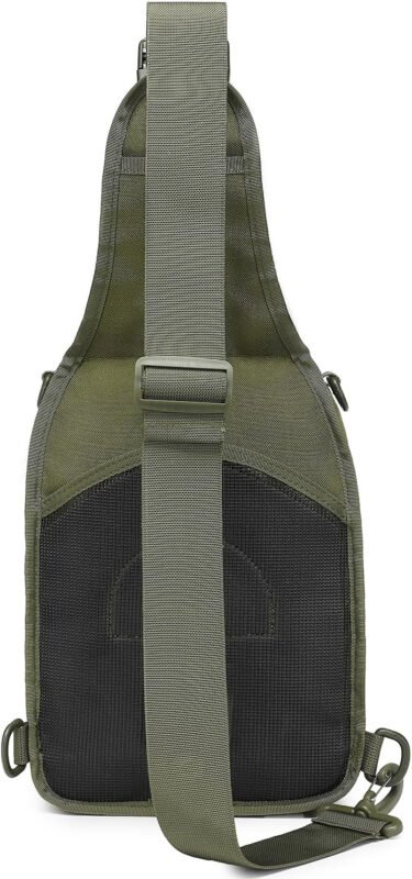 ATBP Tactical Sling Backpack Bag Pack for Men Military One Strap Shoulder Backpack Crossbody Bag With Holster 10 Liters