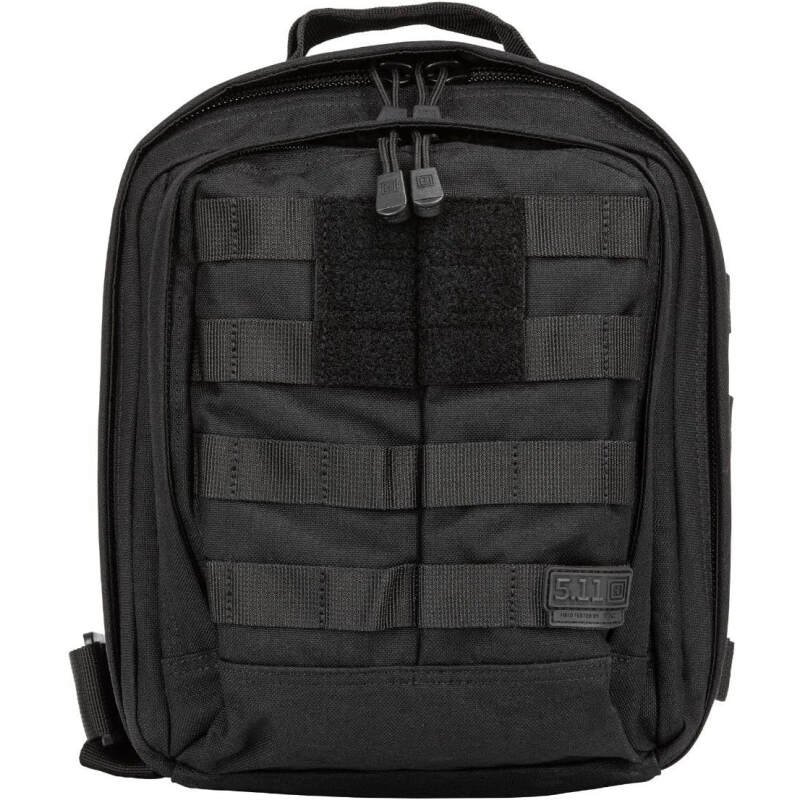 5.11 Tactical Sling Bag Pack MOAB 6, Shoulder Crossbody Military Bag, 11L, Black, Style 56963ABR