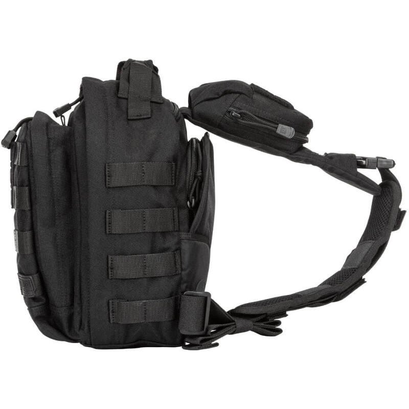 5.11 Tactical Sling Bag Pack MOAB 6, Shoulder Crossbody Military Bag, 11L, Black, Style 56963ABR