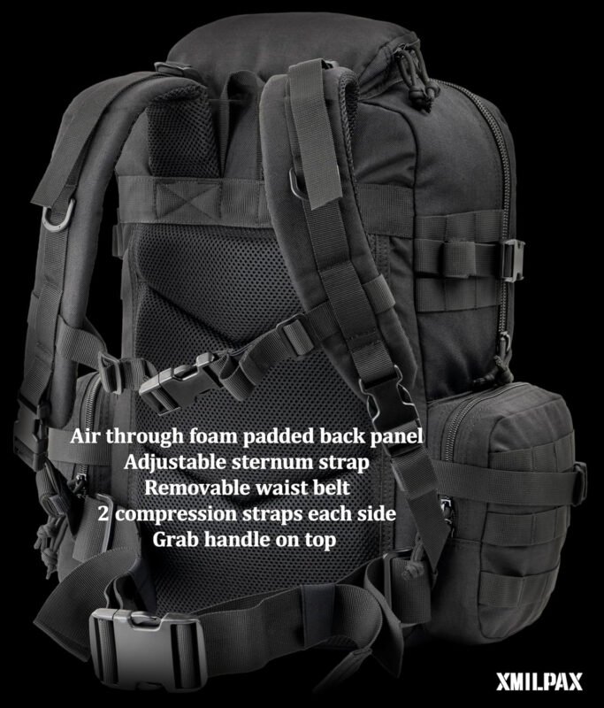 Tactical Backpack EDC Bag MOLLE Daily Pack for Men and Women Every Day Carrying Hiking Camping Travel 22L