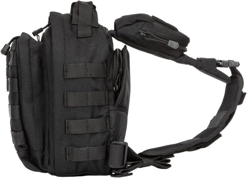 5.11 Tactical Sling Bag Pack MOAB 6, Shoulder Crossbody Military Bag, 11L, Black, Style 56963ABR